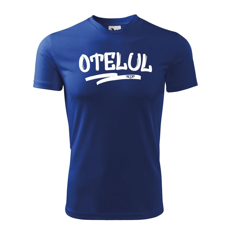 Tricou &quot;Otelul&quot; albastru sintetic