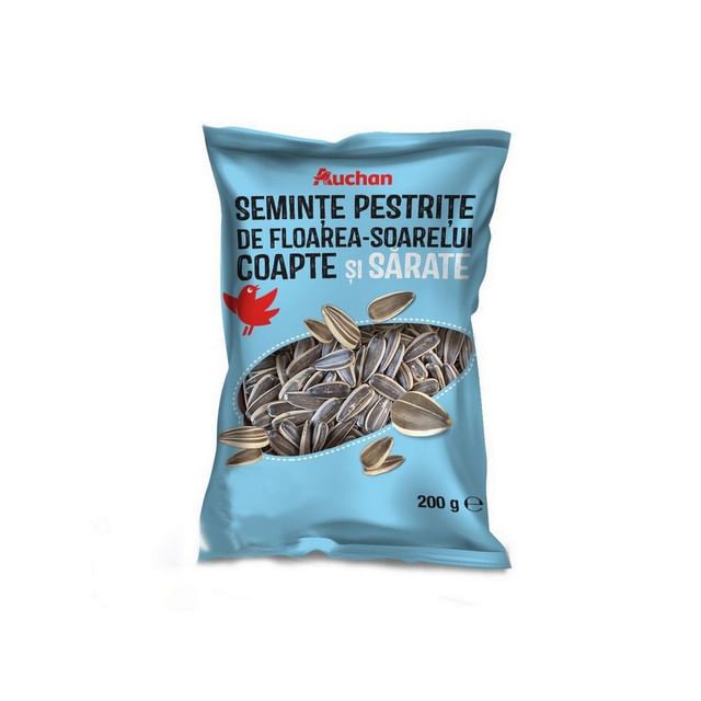 Seminte pestrite sarate si coapte Auchan, 200 g