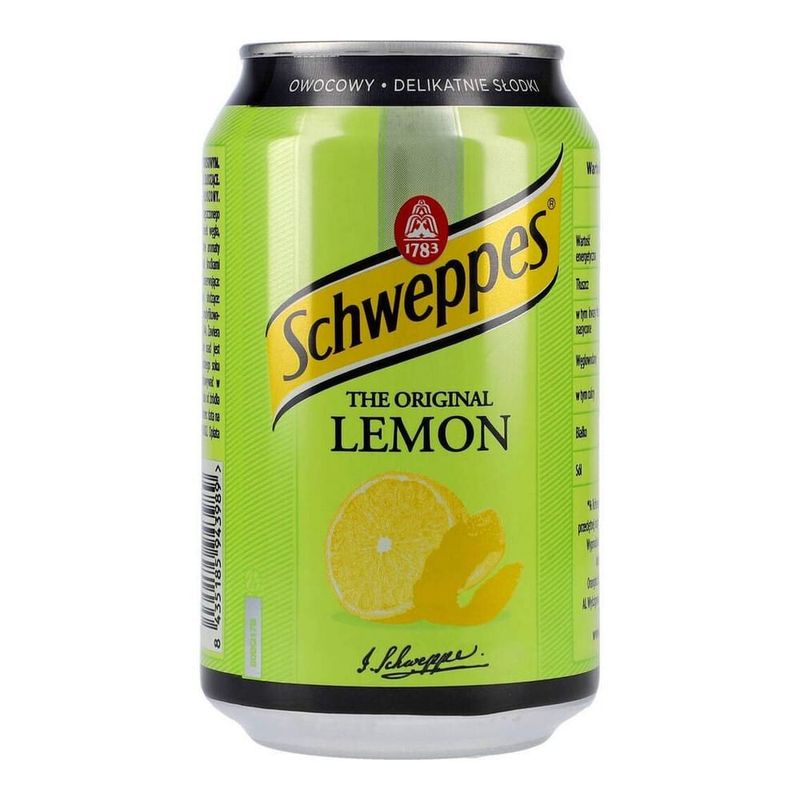 Bautura carbogazoasa cu aroma de lamaie Schweppes, 0.33 l