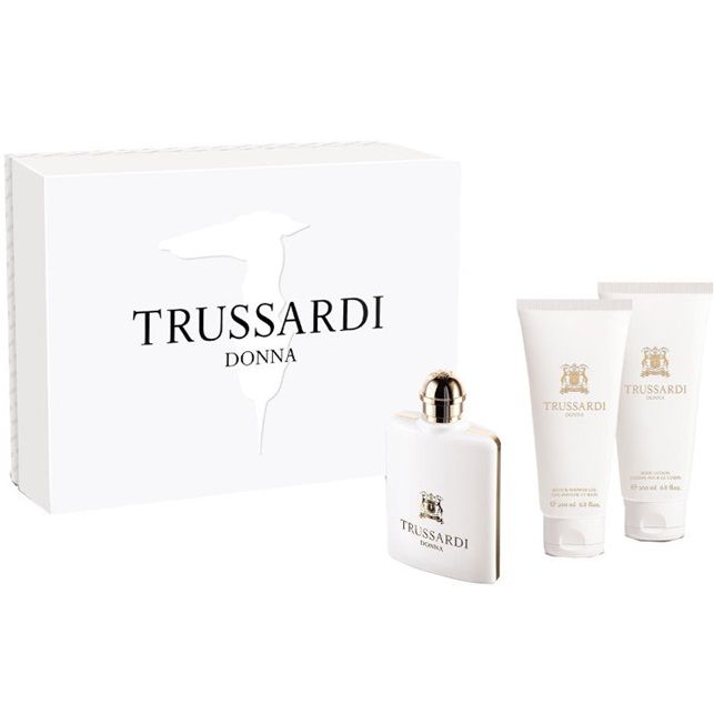 Set Apa de Parfum Trussardi Donna 1911 100 ml + 200 ml Gel de dus + 200 ml Lotiune de corp, Femei