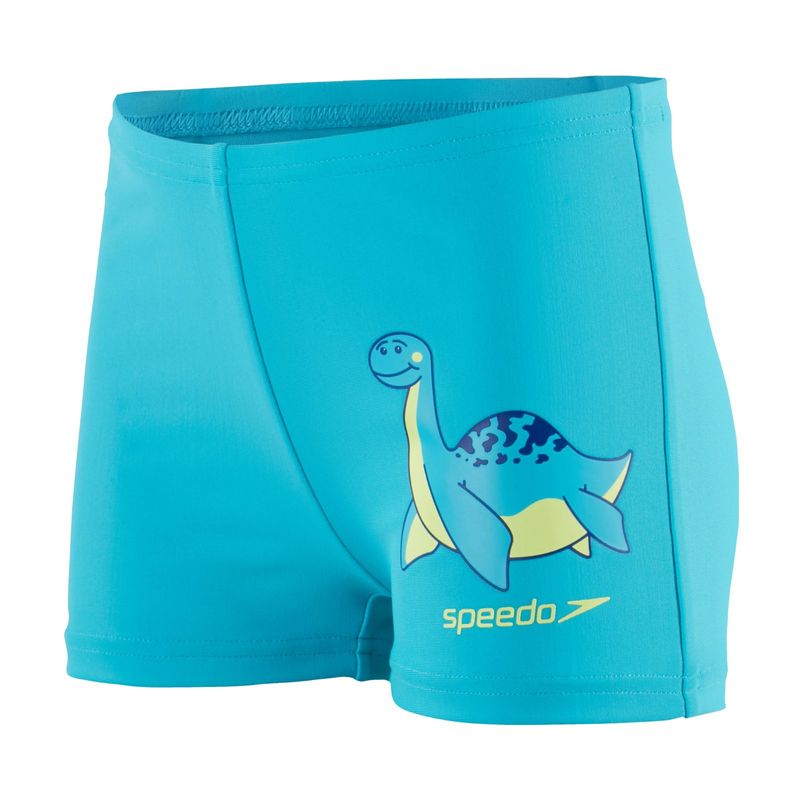 Silp baie baieti Speedo Placement albastru galben